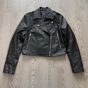 Misguided Faux Leather Jacket